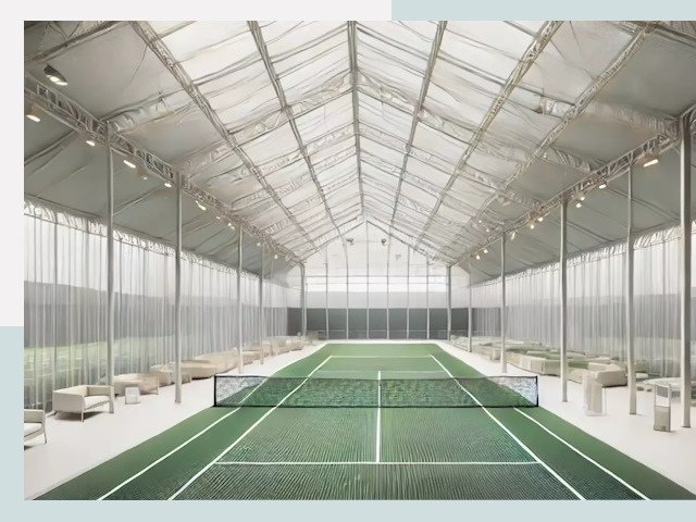 Строительство теннисных кортов в Новокуйбышевске