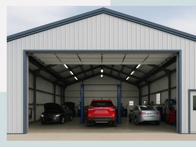 Ангары из сэндвич панелей от 615 руб. в Новокуйбышевск