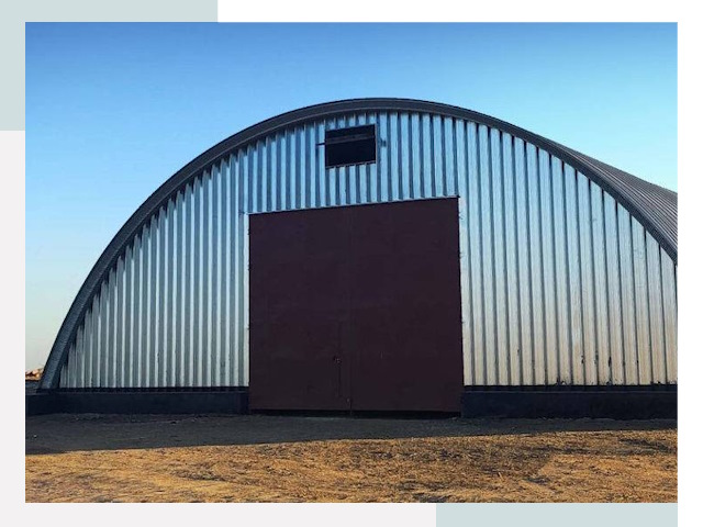 Арочные ангары в Новокуйбышевске