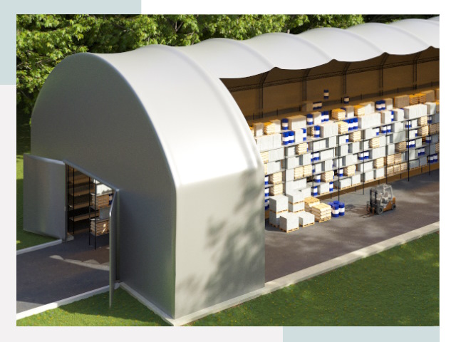 Тентовые ангары в Новокуйбышевске