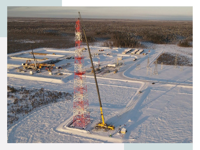 Мачты связи в Новокуйбышевске