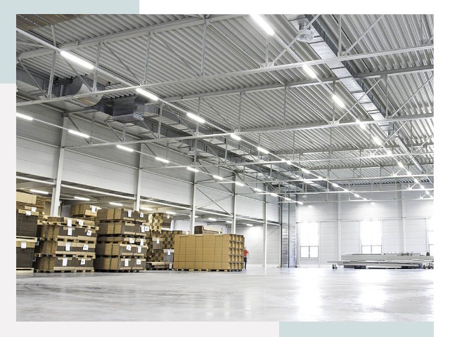 Освещение ангаров в Новокуйбышевске