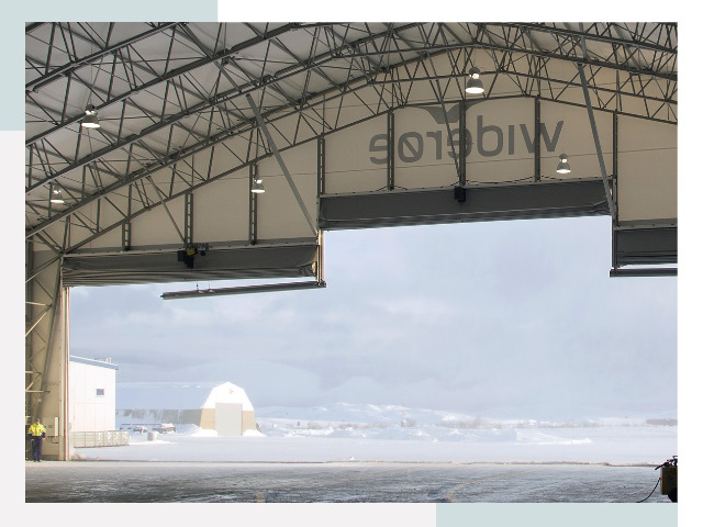 Ворота для ангаров в Новокуйбышевске