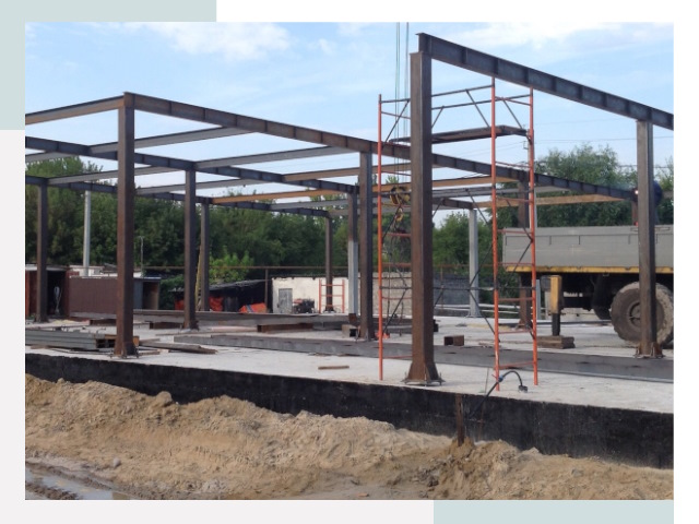 Фундамент для ангаров в Новокуйбышевске