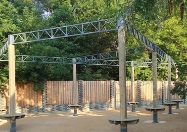 Терраса из металлоконструкций под ключ, проектирование, изготовление и монтаж от СтальСтрой-Нвб